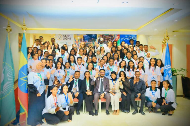 safe light initiative team and youth delegates closing the LCC 2025 event in Addis Ababa