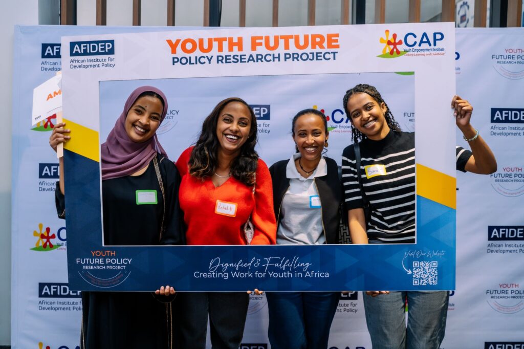 Women after dialoguing and delegating young women from their regions 
